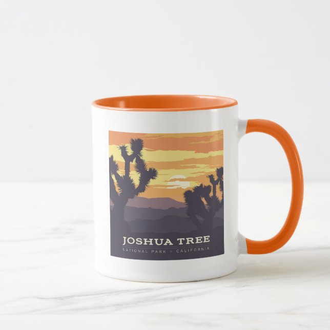 Mug Le Parc national de Joshua Tree | Californie (Droite)