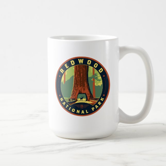 Mug Le parc national de Redwood (Droite)