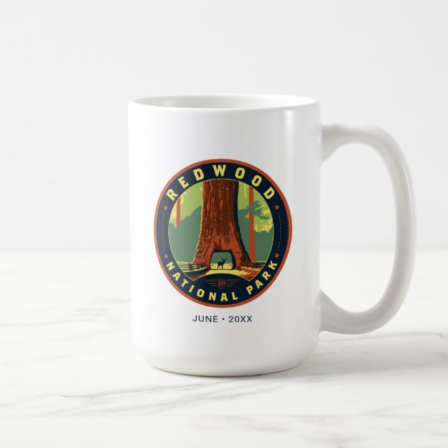 Mug Le parc national de Redwood (Droite)