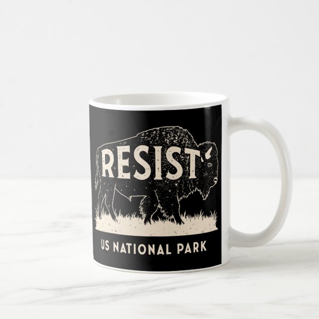 Mug Le parc national des États-Unis résiste au service (Droite)