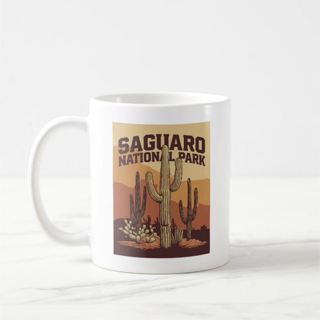 Mug Le Parc national du Saguaro (Gauche)