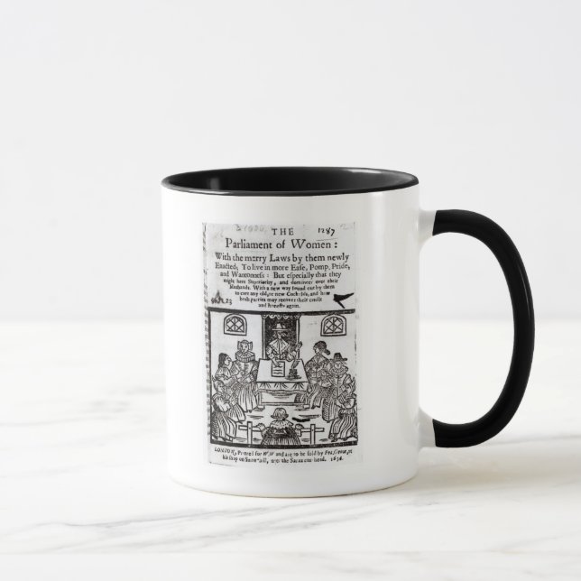 Mug Le Parlement des femmes, 1656 (Droite)
