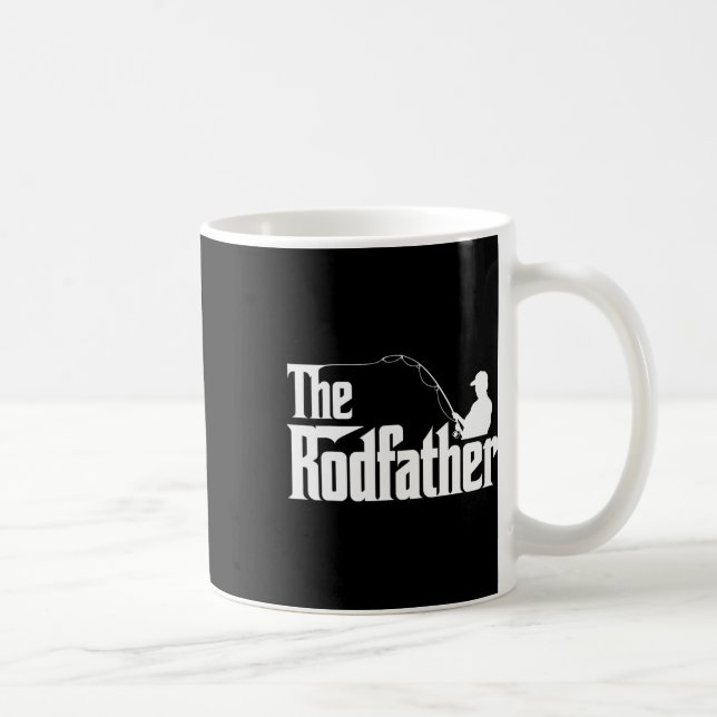 Mug Le Parrain Funny Pêche Papa Humour (Droite)