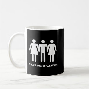 Mug Le Partage Se Soucie Par Polyamory Gay Polyamoro