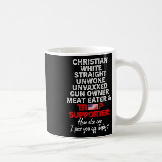 Mug Le partisan de Trump Christian White Stright Unwok