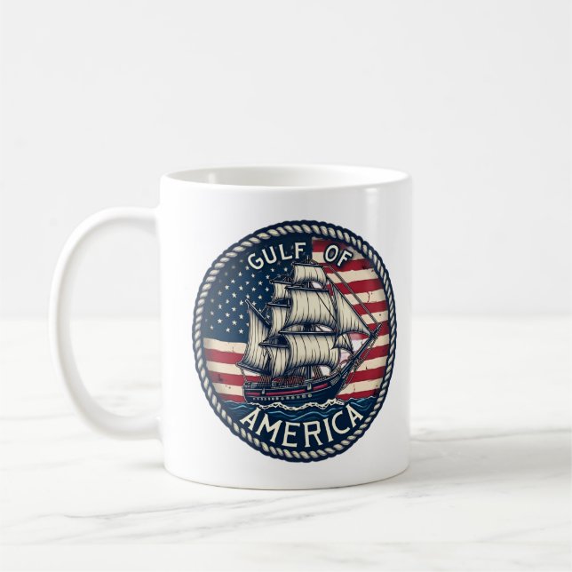 Mug Le Patriotique Du Golfe Des Etats-Unis (Gauche)
