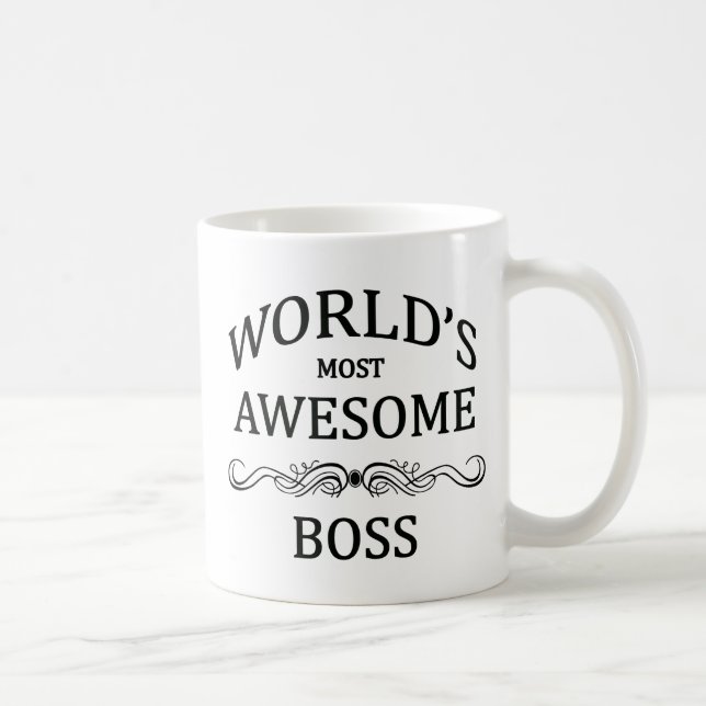 Mug Le patron le plus génial du monde (Droite)