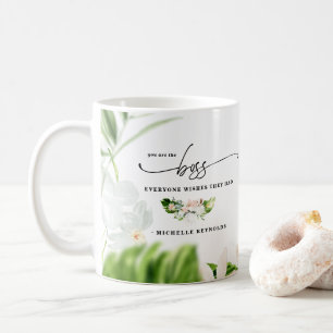 Mug Le patron que tout le monde souhaite avoir   Monog