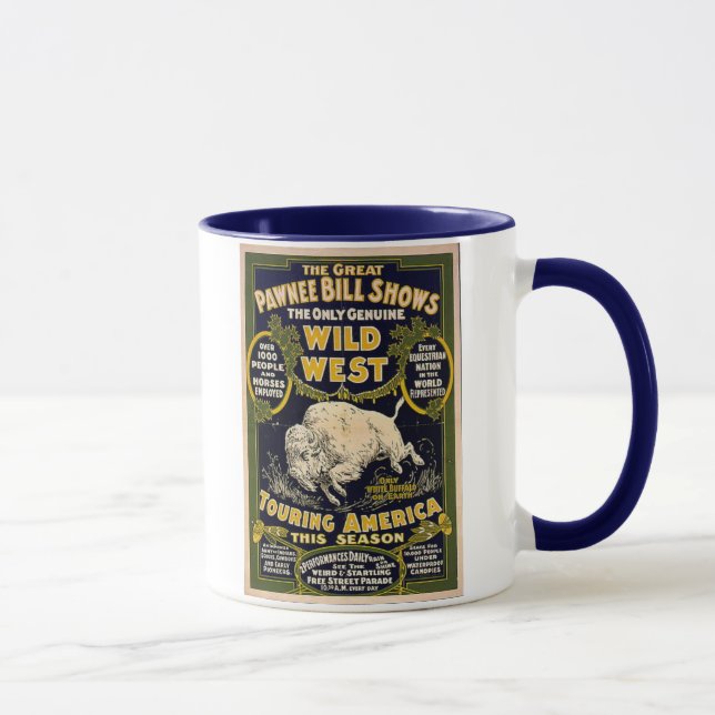 Mug Le Pawnee Bill montre l'ouest sauvage (Droite)