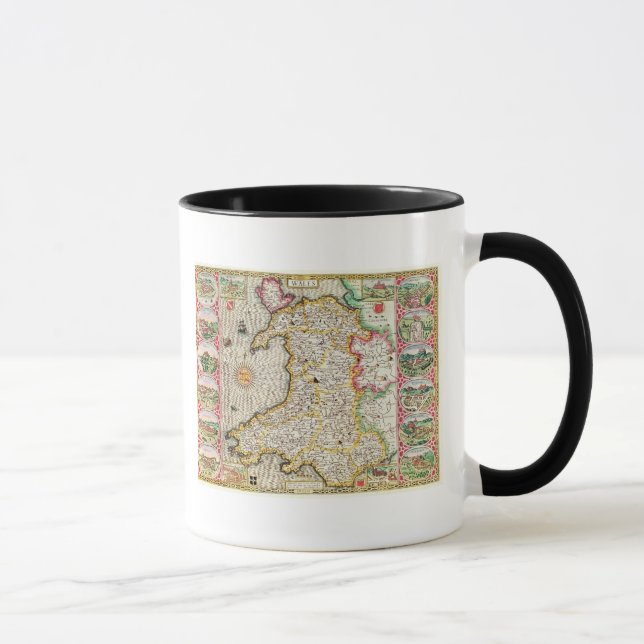Mug Le Pays de Galles, gravé par Jodocus Hondius (Droite)