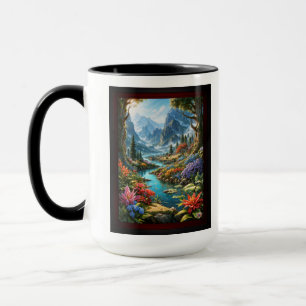 Mug Le pays enchanteur de Kalakoff Art de l'IA par Xze