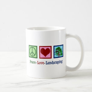 Mug Le paysage de l'amour de la paix