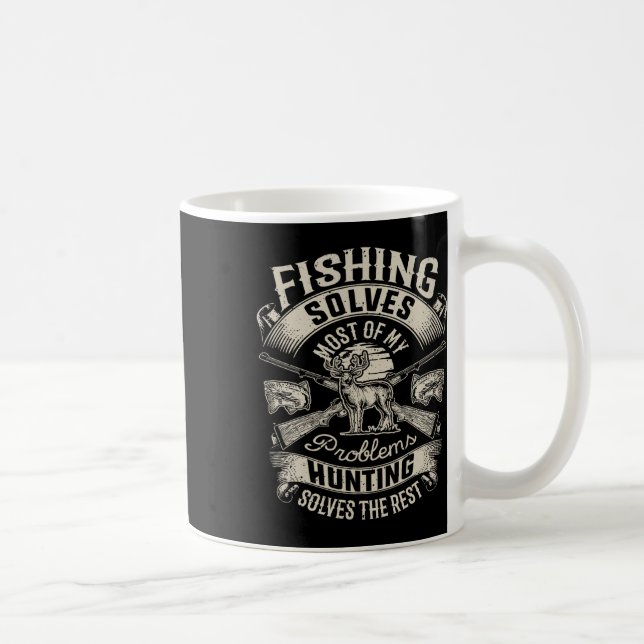 Mug Le Pêche Résout La Plupart De Mes Problèmes T Shir (Droite)