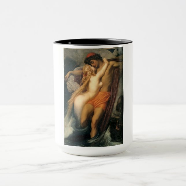 Mug Le pêcheur et le serpent (par Frederic Leighton) (Centre)