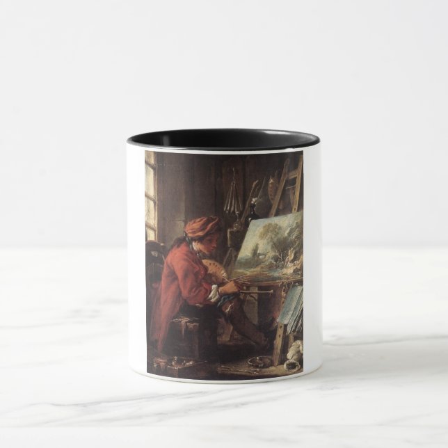 Mug Le peintre dans son studio (par François Boucher) (Centre)