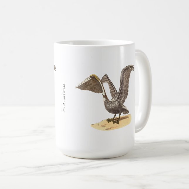 Mug Le pélican Brown (Pelecanus occidentalis) NY Bird (Devant droit)