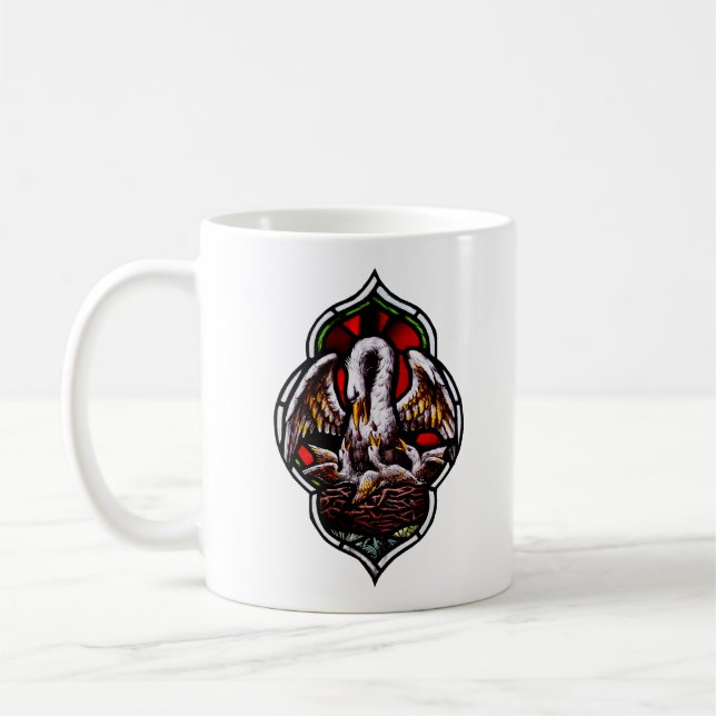 Mug Le Pélican dans sa Piété Symbole eucharistique (Gauche)