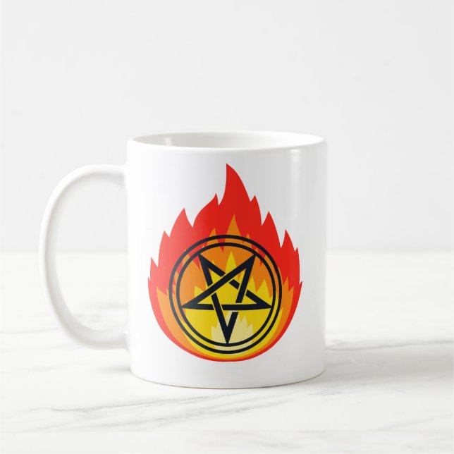 Mug Le pentagrame ardant  (Gauche)