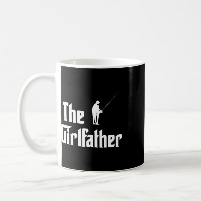 Mug Le père drôle de fille Girlfather Papa pêcheur (Gauche)
