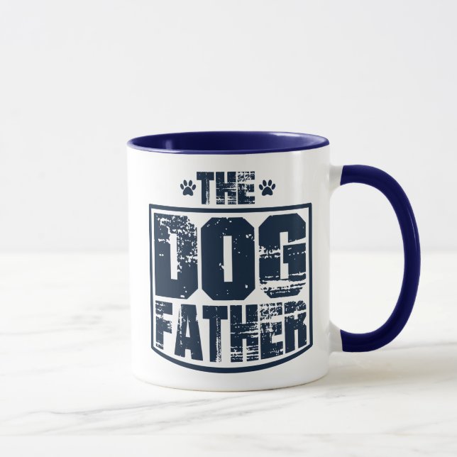 Mug Le père du chien a porté Graphisme (Droite)