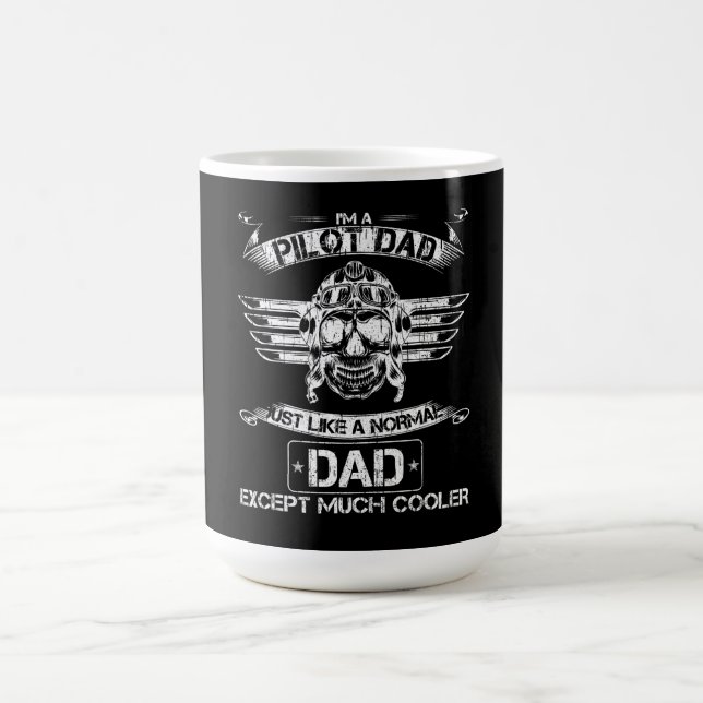 Mug Le père d'un pilote d'avion est normal, mais un pè (Centre)
