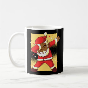 Mug Le Père Noël afro-américain Dabbing Noir Christa