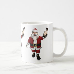 Mug Le Père Noël aime les chats siamois