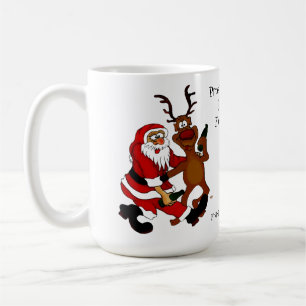 Mug Le Père Noël avec l'orignal - les grenouilles