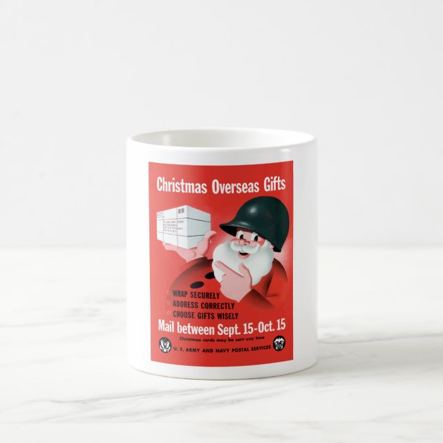 Mug Le père noël - cadeaux d'outre-mer de Noël (Centre)