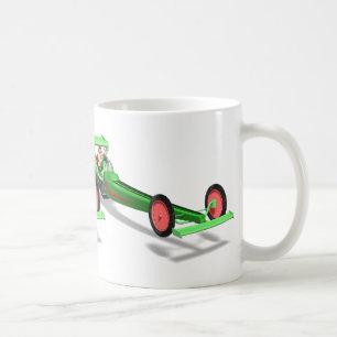 Mug Le Père Noël Conduit Un Dragster