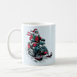 Mug Le Père Noël en motoneige