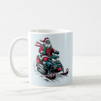 Mug Le Père Noël en motoneige