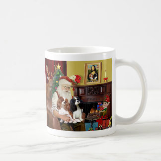 Mug Le Père Noël et 2 Cavalier Kings Charles