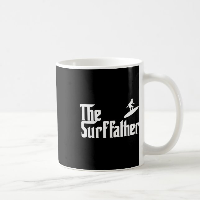 Mug Le père surfeur Surfing Dad Cadeau drôle  (Droite)