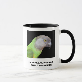 Mug Le perroquet du Sénégal court cette Chambre