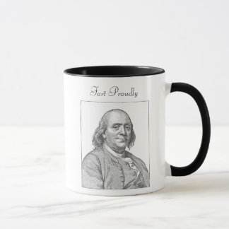 Mug Le pet de Benjamin Franklin attaquent fièrement