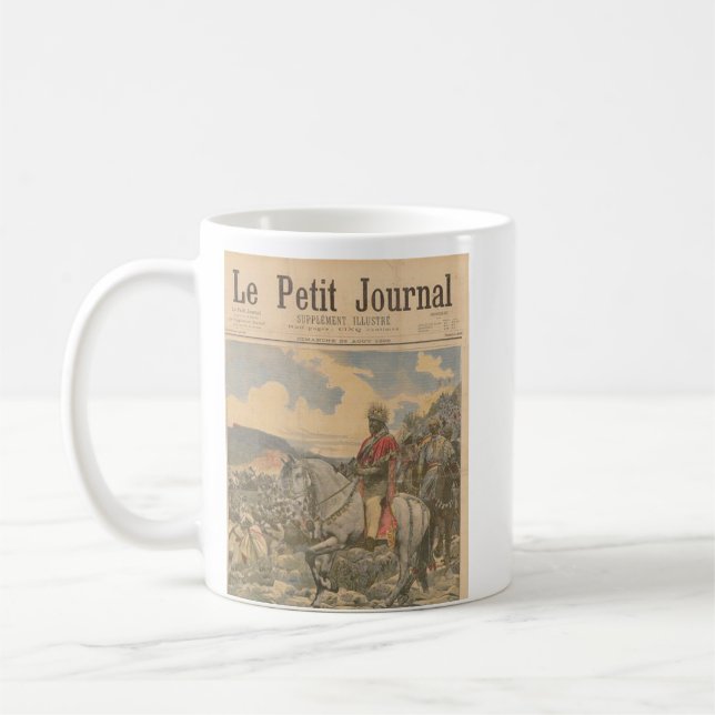 Mug Le Petit Journal de l'empereur éthiopien Menelik I (Gauche)