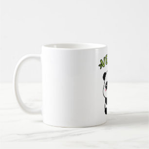 Mug Le Petit Panda Mignonne Apprécie D'Être Vegan