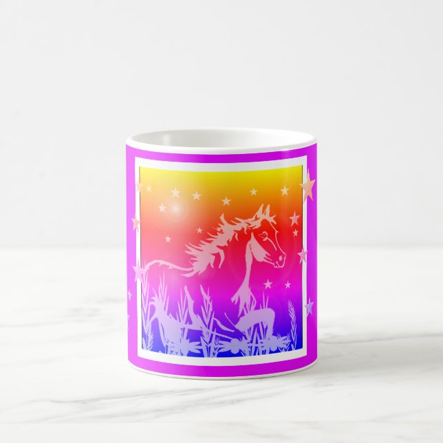 Mug Le petit poney doux, rose (Centre)