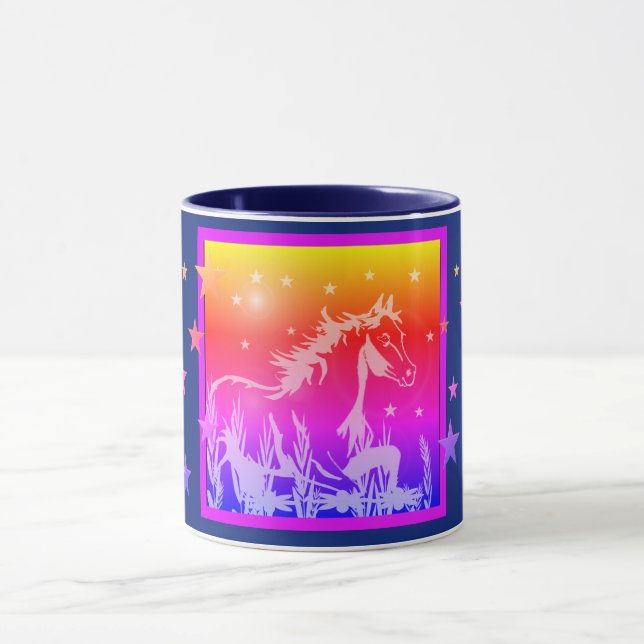 Mug Le petit poney doux, rose (Centre)