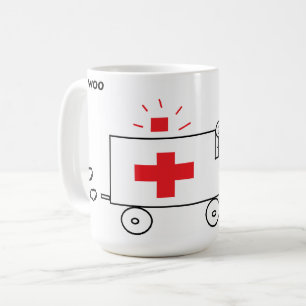Mug Le peu courtise l'ambulance
