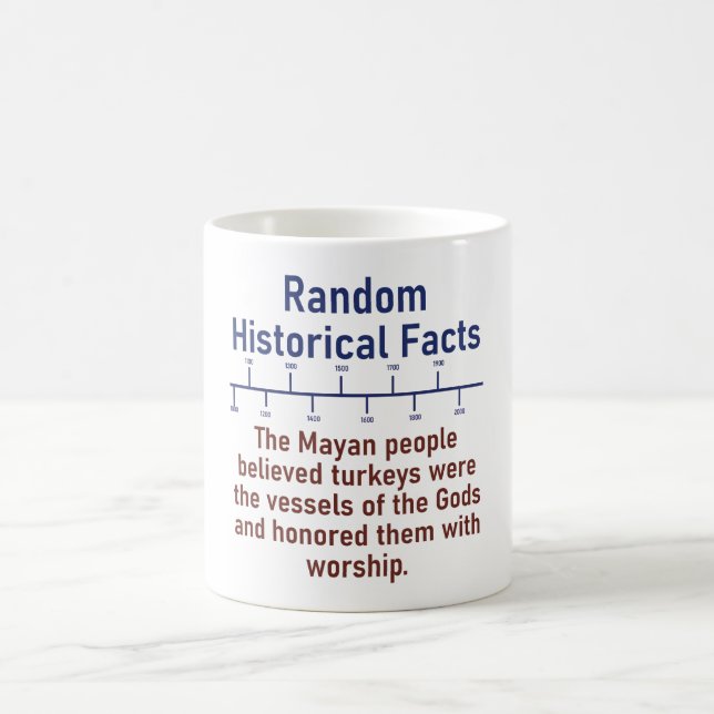 Mug Le peuple maya croyait les dindes - Histoire (Centre)