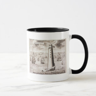 Mug Le phare d'Eddystone, gravé par Hendrick Hul