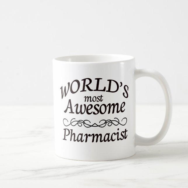 Mug Le pharmacien le plus impressionnant du monde (Droite)