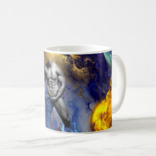 Mug le physique d'homme musclé en nuances de gris de S