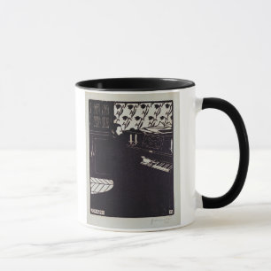 Mug Le piano, 1914 (gravure sur bois)