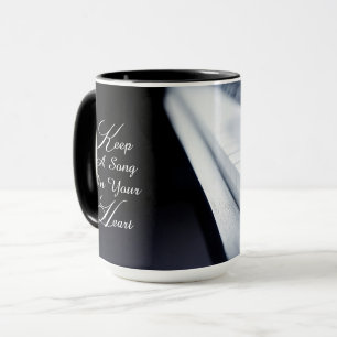 Mug Le piano maintiennent une chanson dans votre coeur