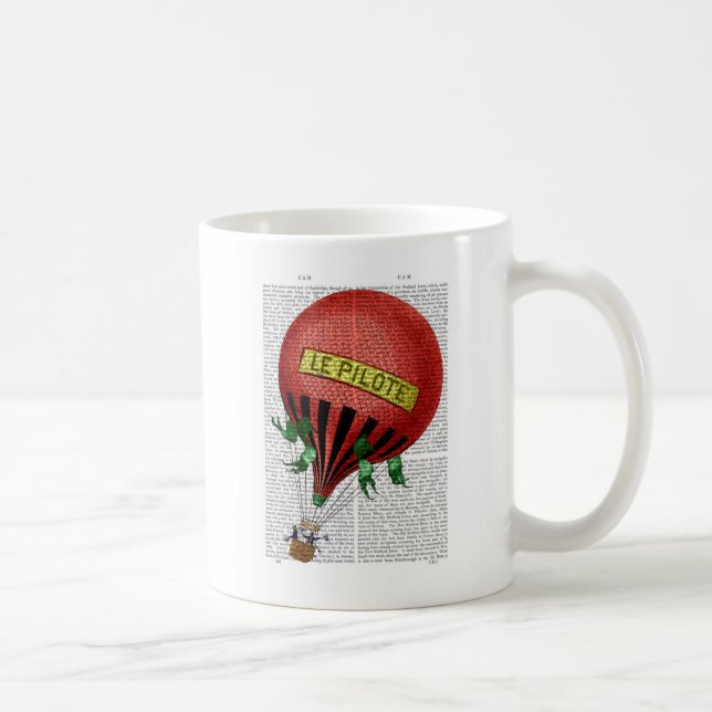 Mug Le Pilote Hot Air Balloon 2 (Droite)