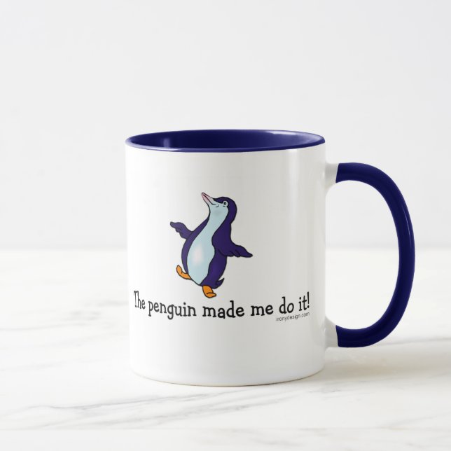 Mug Le pingouin m'a incité à le faire ! (Droite)