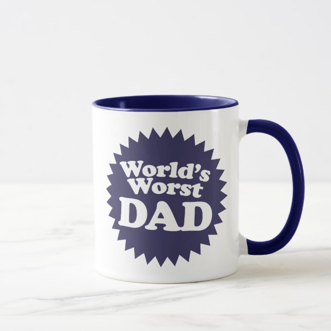 Mug Le pire papa du monde (Droite)